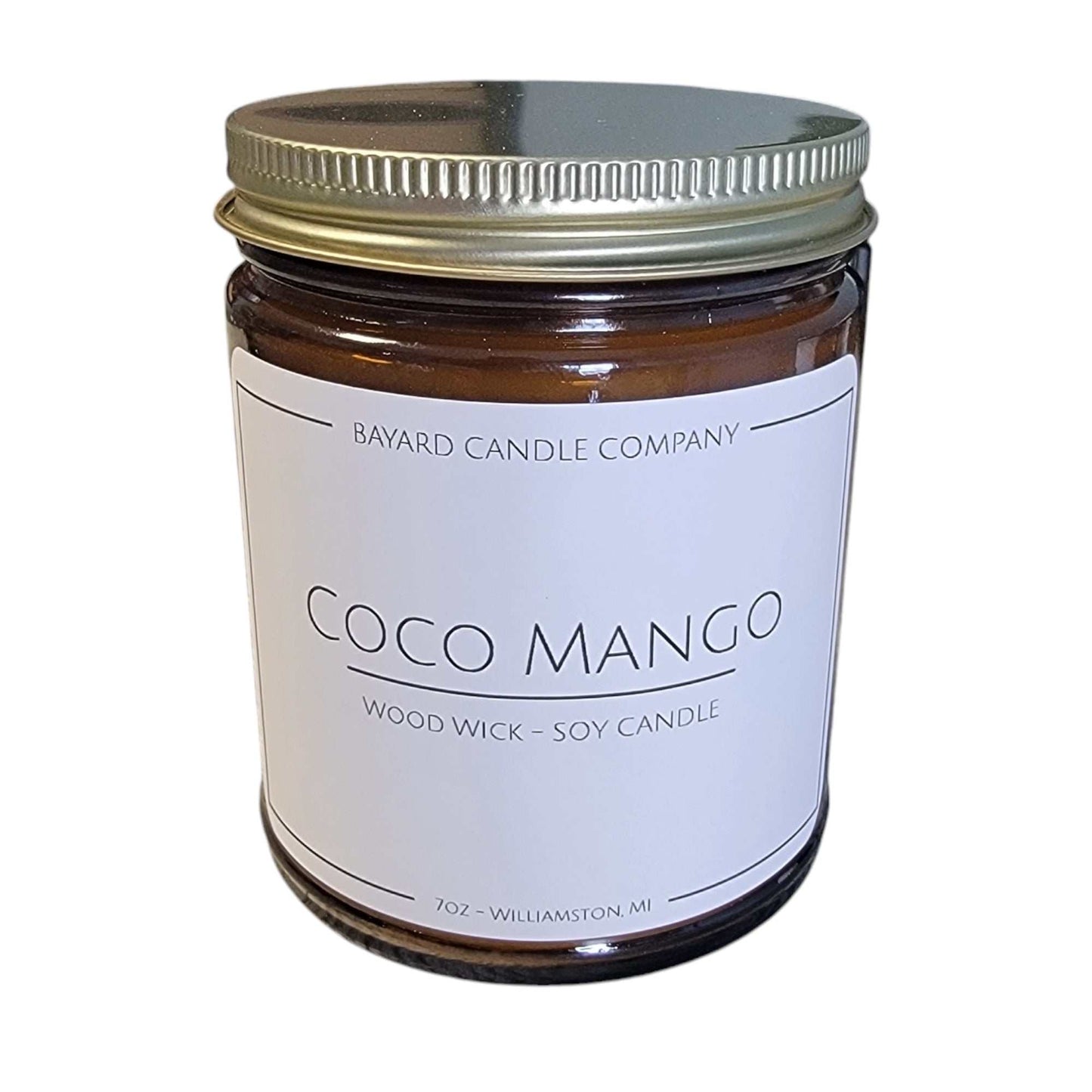 Coco Mango Wood Wick Candle 