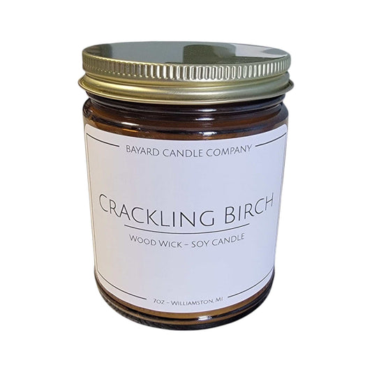 Crackling Birch Wood Wick Candle 