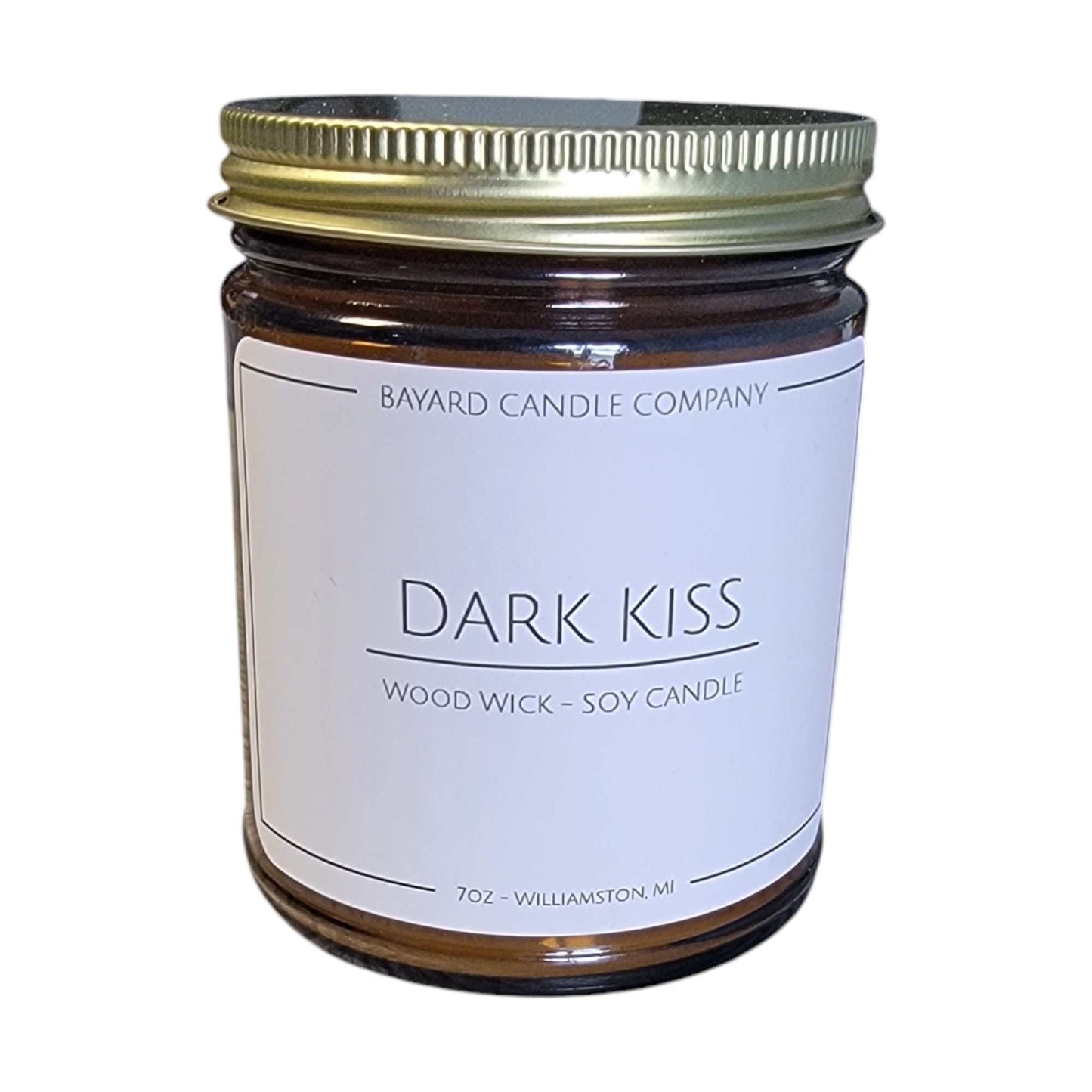 Dark Kiss Wood Wick Candle 