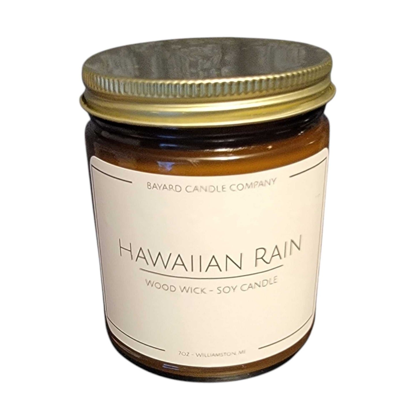 Hawaiian Rain Wood Wick Candle 