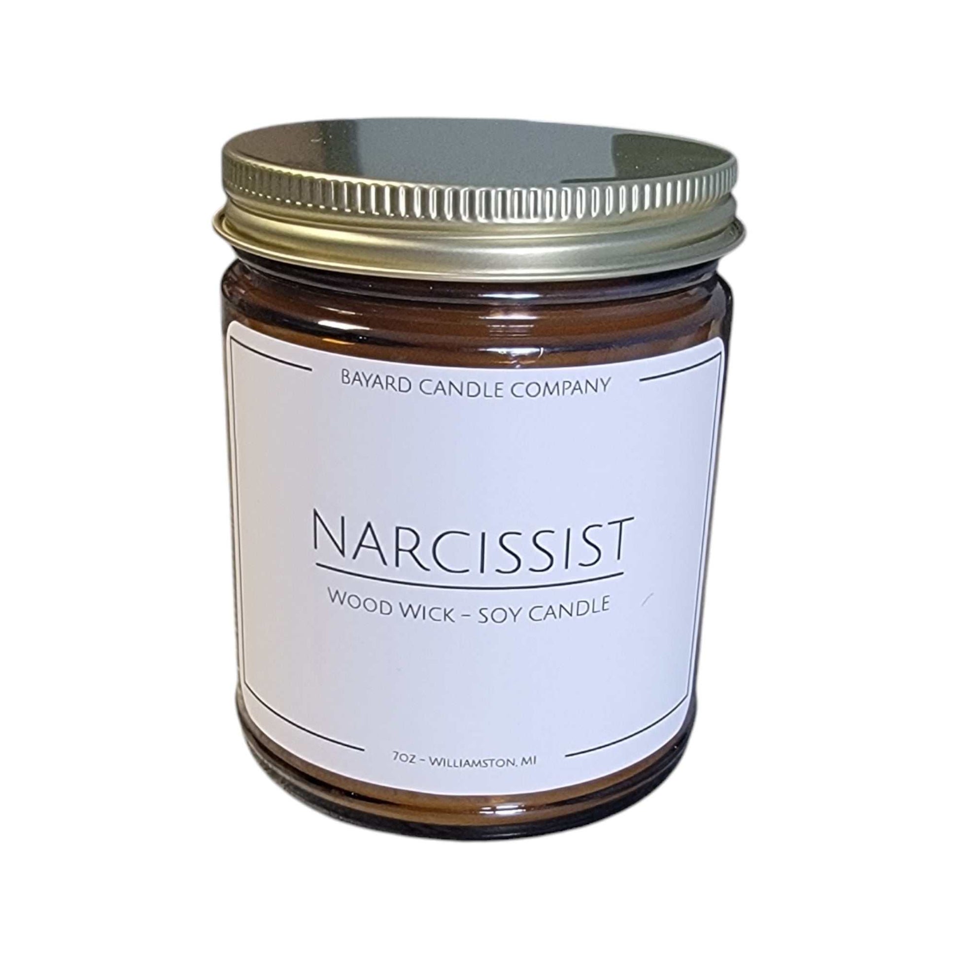 Narcissist Wood Wick Candle 