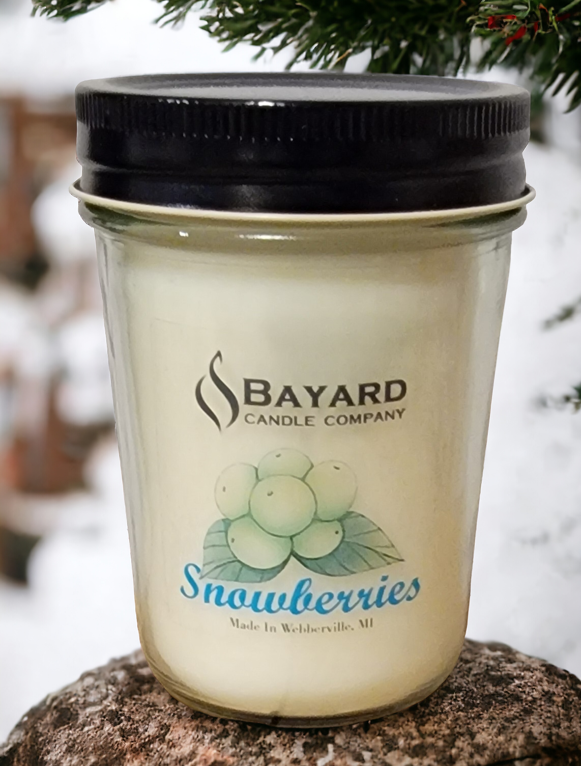 Bayard Candle Company - Snowberries Soy Candle