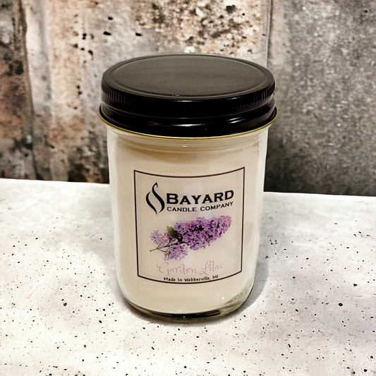 Garden Lilac Soy Candle - Long Burn Time