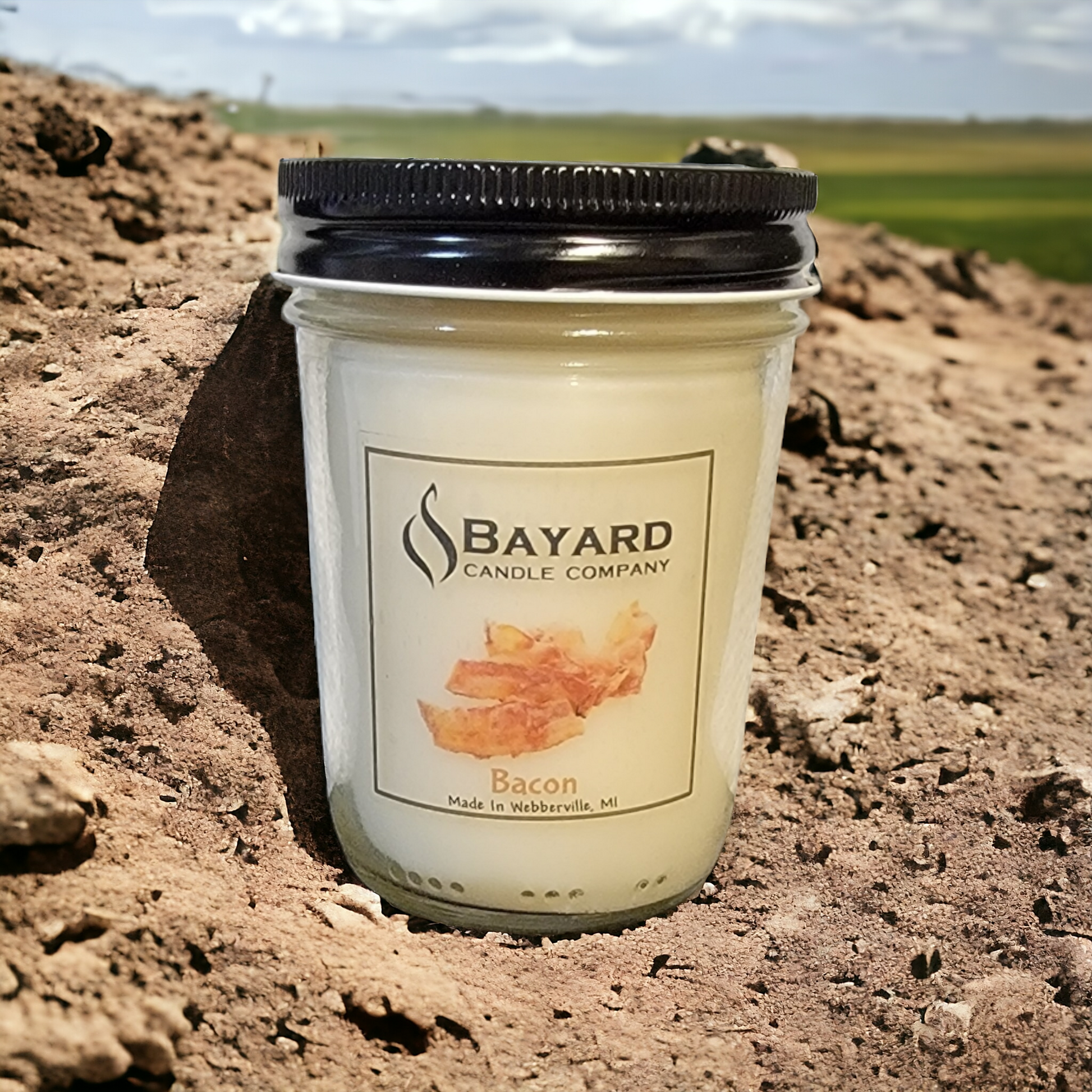 bacon soy candle