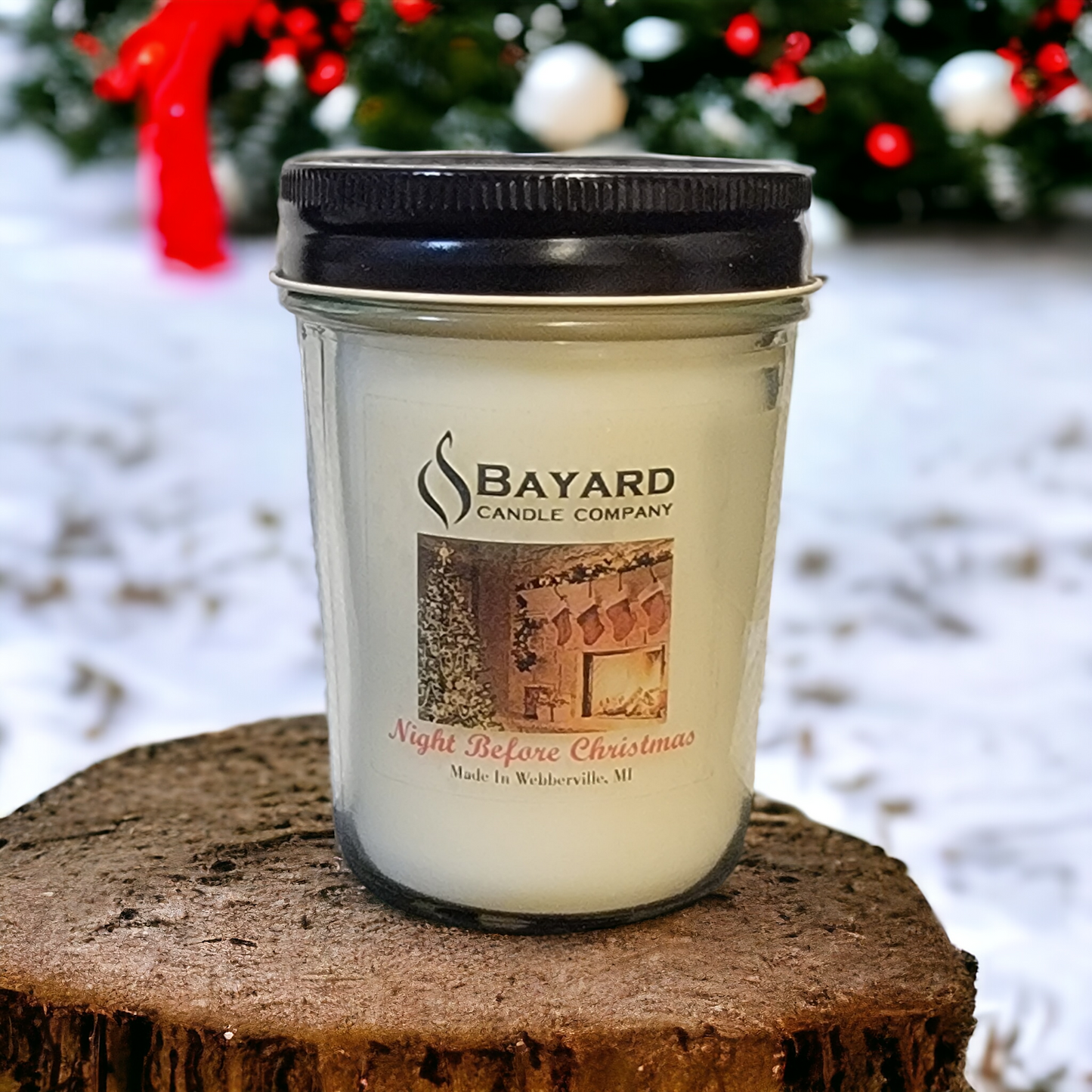 night before christmas soy candle