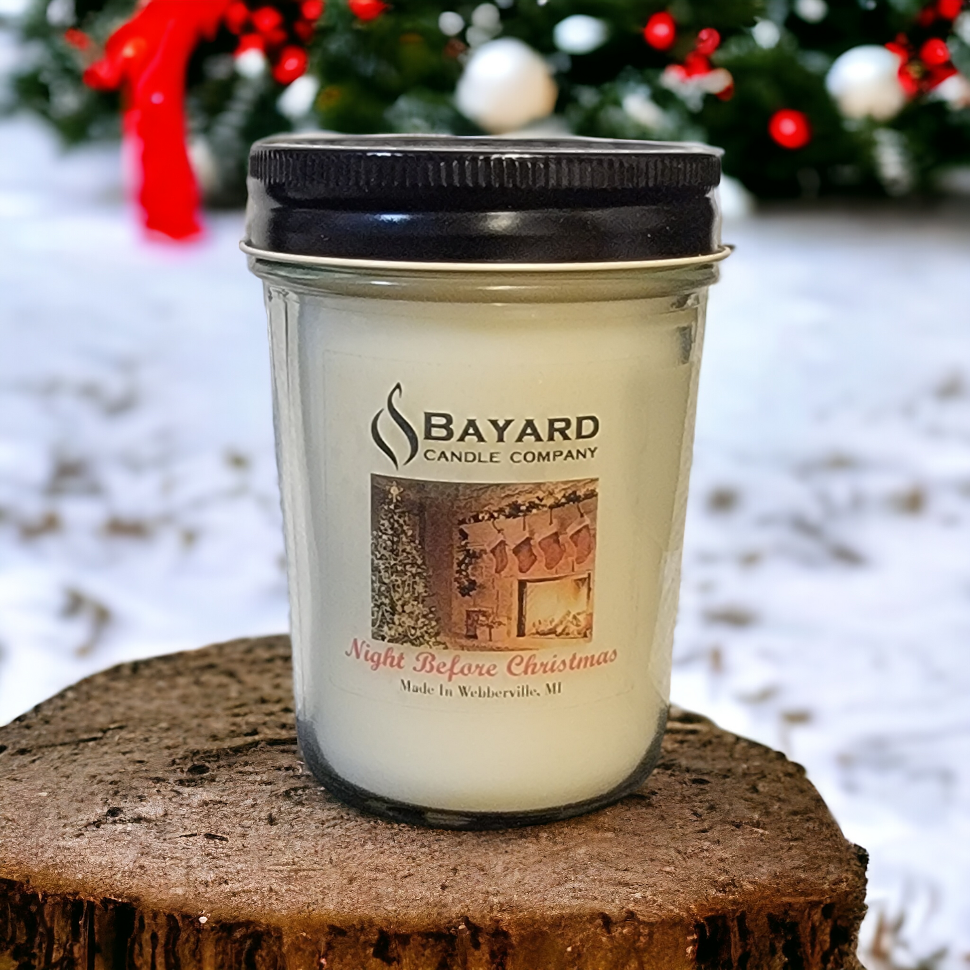 night before christmas soy candle