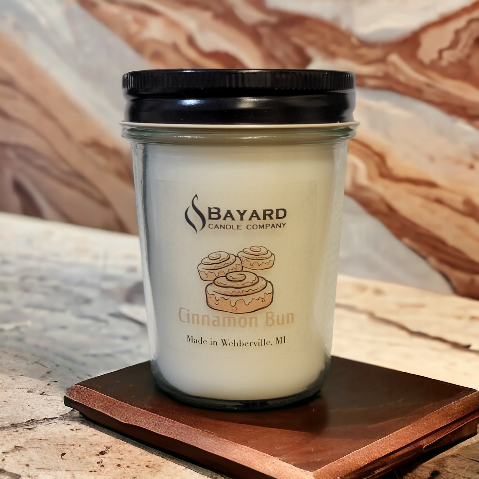 Cinnamon Bun Soy Candle by Bayard Candle Company