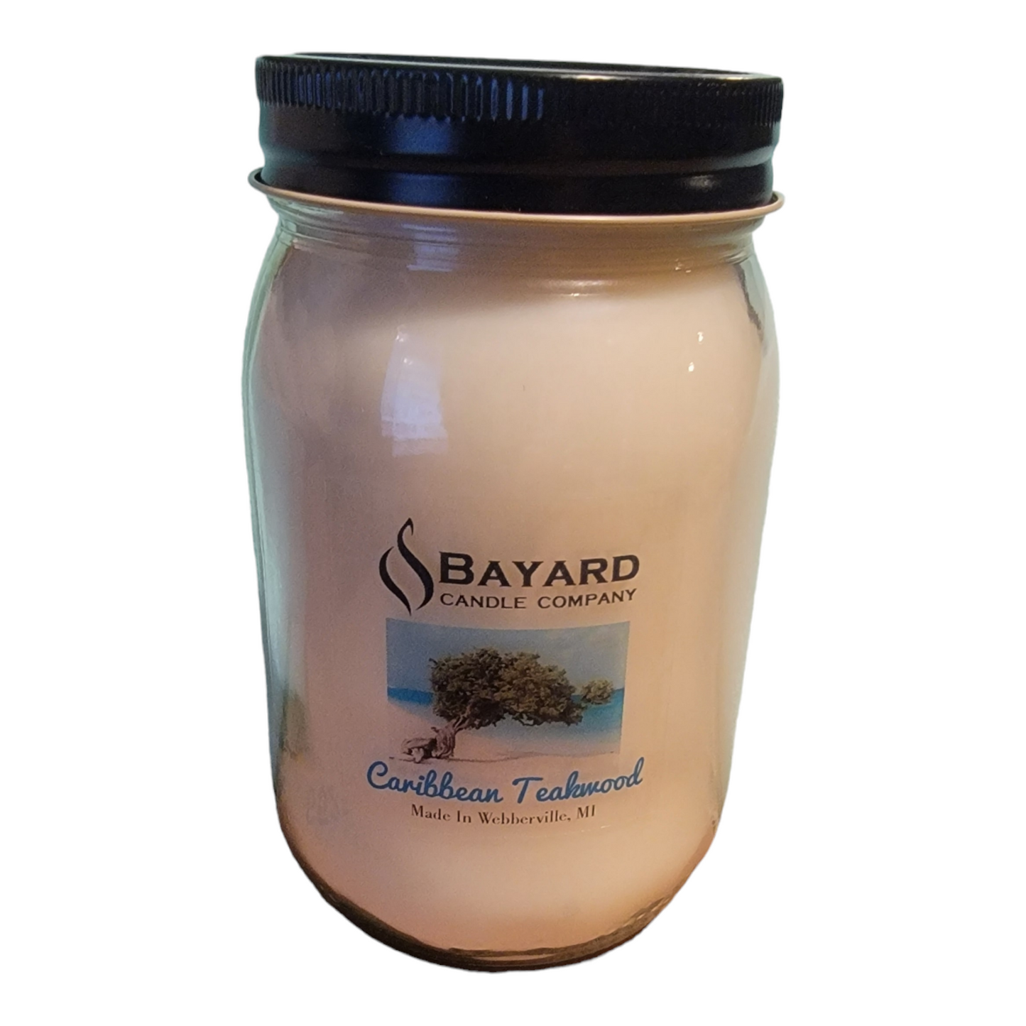 The perfect blend of Caribbean accords in a soy wax candle