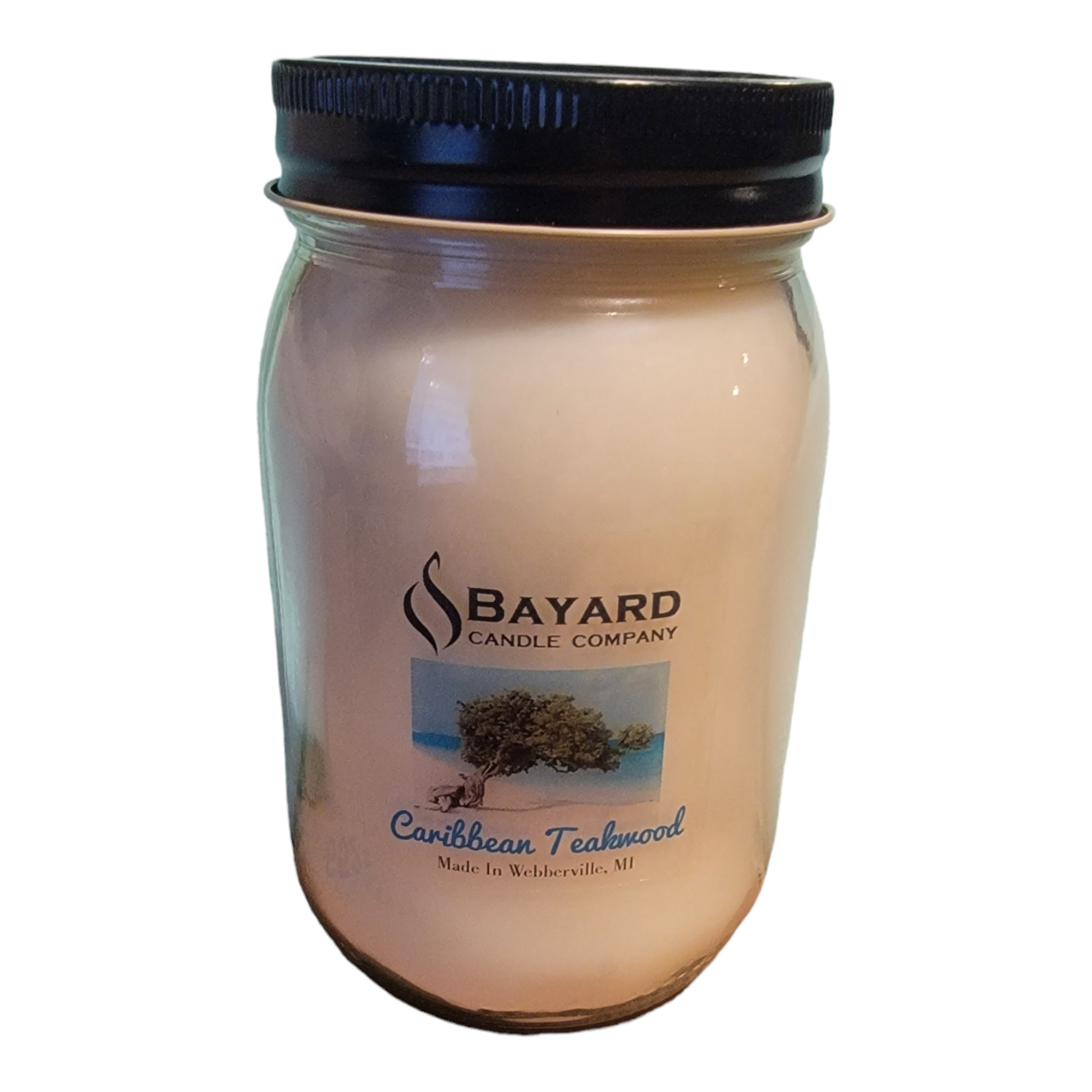 The perfect blend of Caribbean accords in a soy wax candle