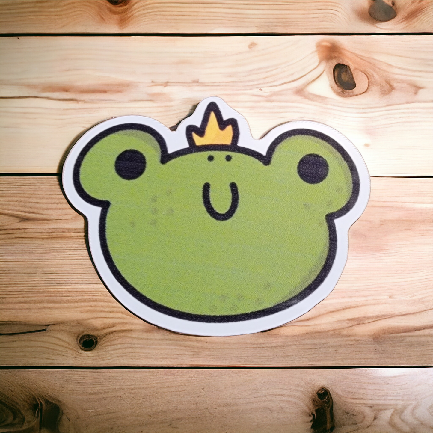 King Frog Sticker by Savannah - Bayard Candle Company