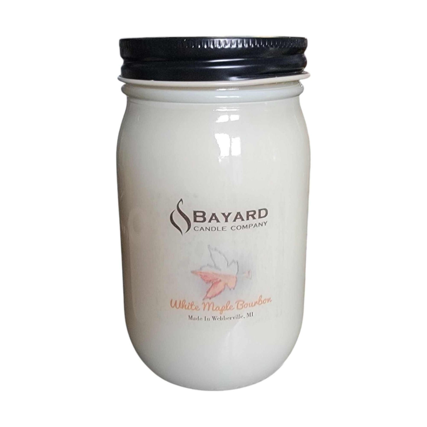 White Maple Bourbon Soy Candle 16oz