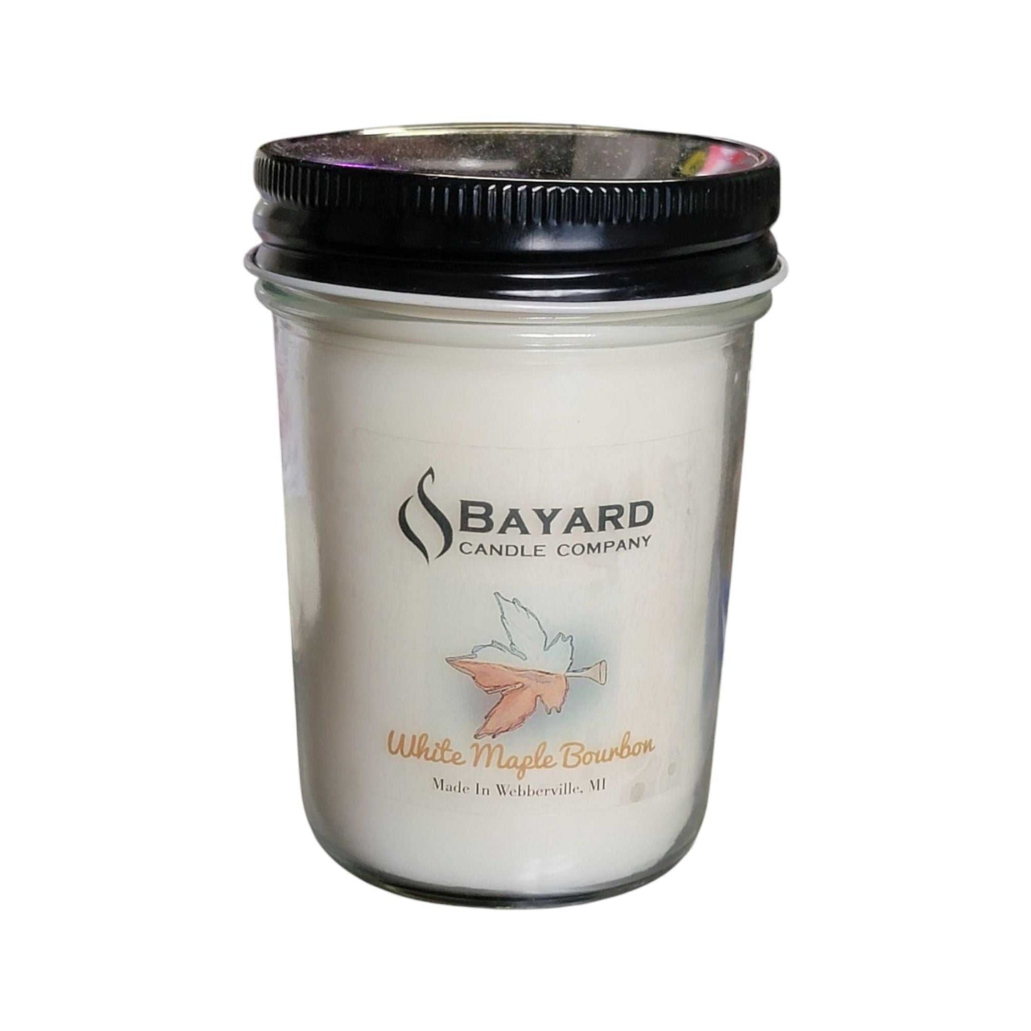 White Maple Bourbon Soy Candle 8oz