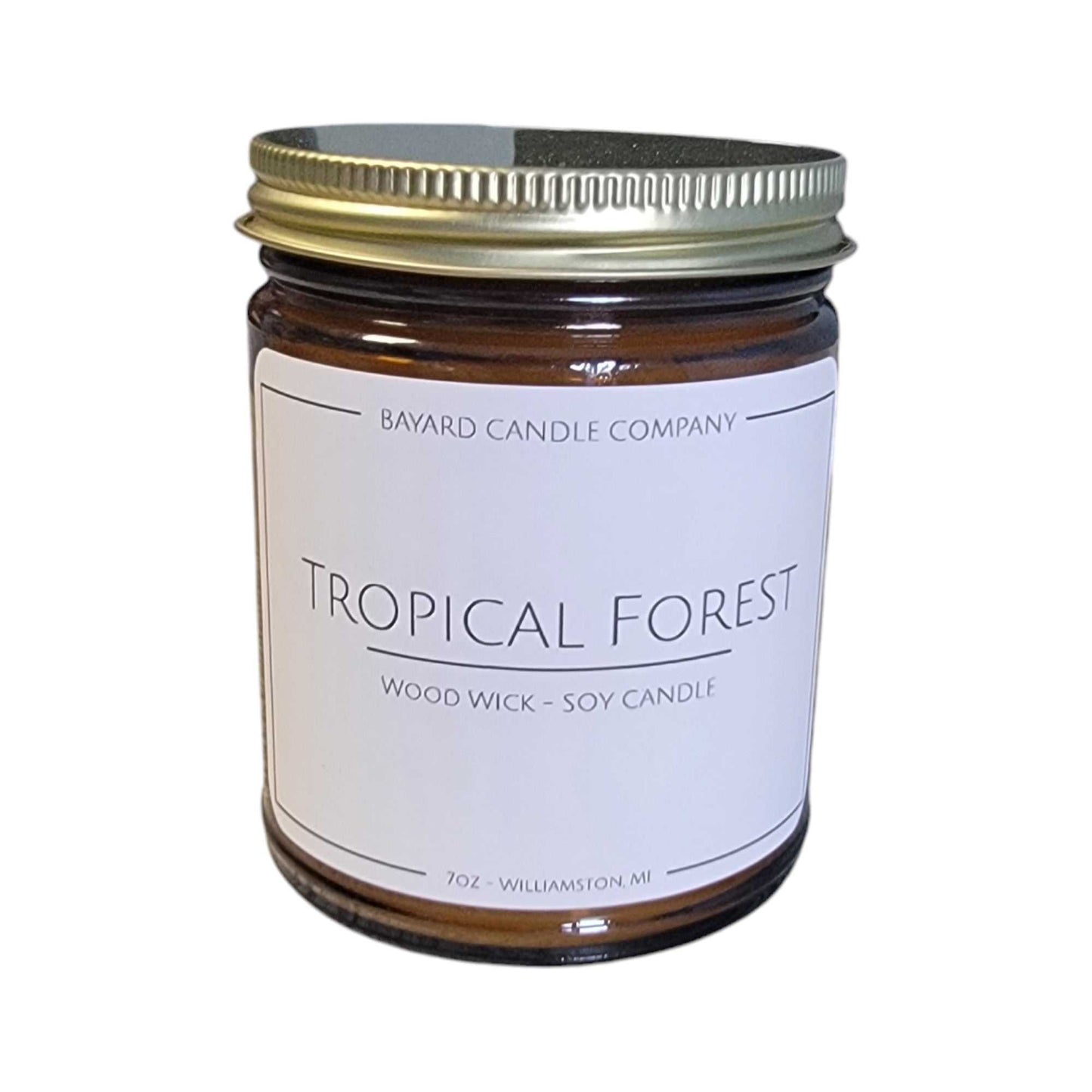 Tropical Foest Wood Wick Candle