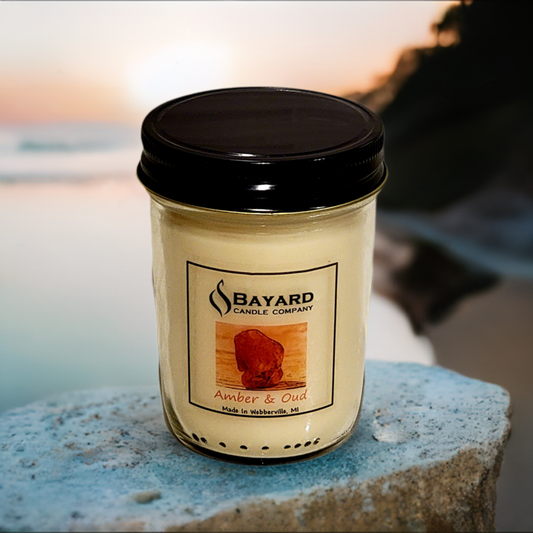 Amber and Oud Soy Candle by Bayard Candle Company