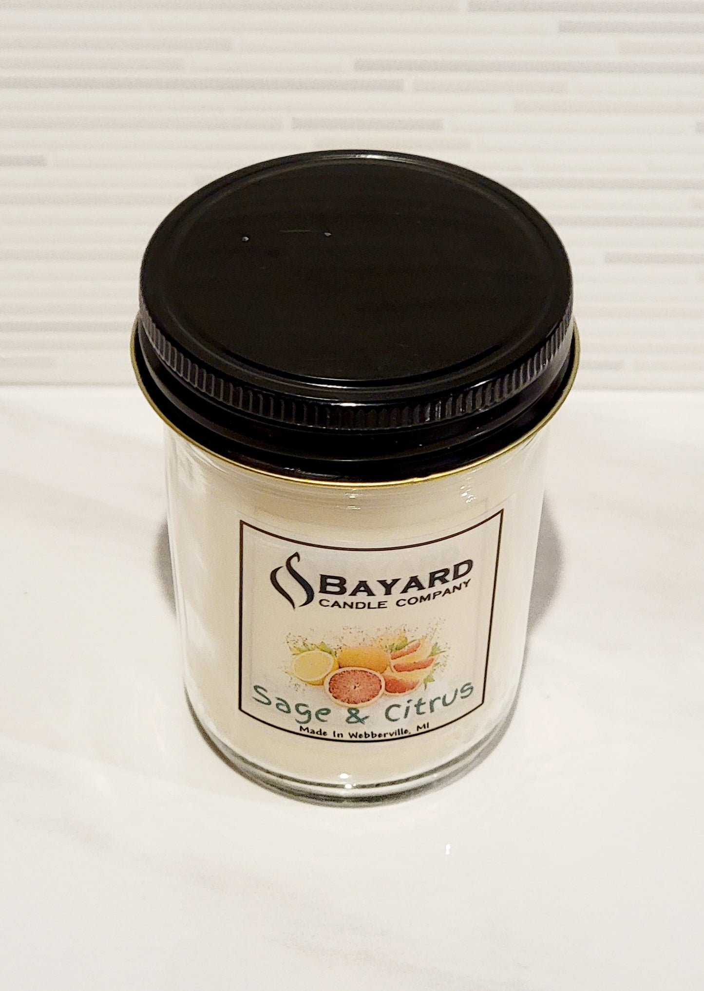 Sage and Citrus Soy Candle by Bayard Candle Company